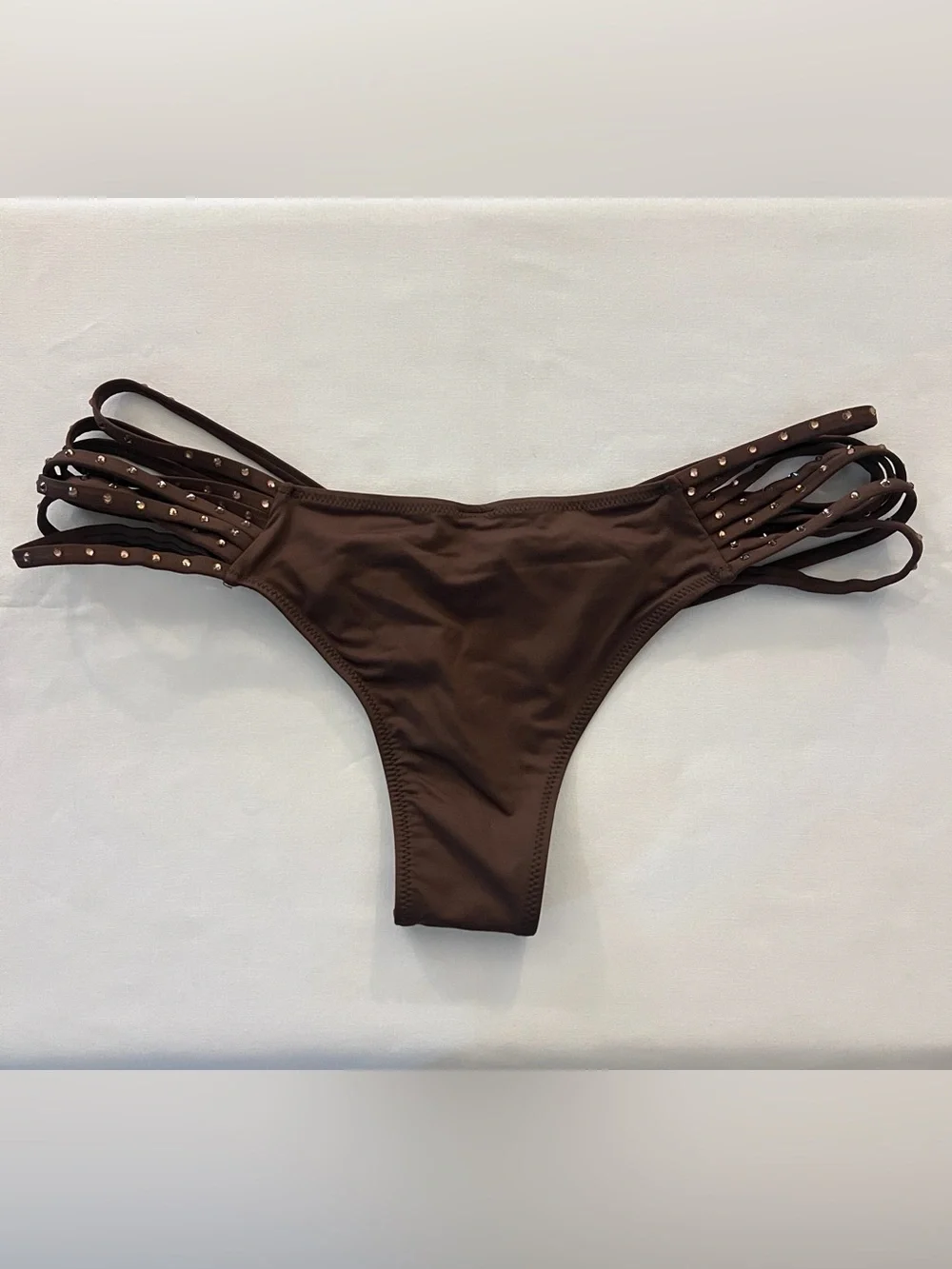 SKIMS RHINESTONE STRAPPY BIKINI BOTTOM
